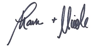 The signatures of Mark Severino and Nicole, co-owners of Best Texas House Buyers, symbolizing their personal commitment to providing fast, reliable home-buying services in Dallas, Texas
