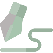 Icon of a pen writing, representing the straightforward and hassle-free process of selling a house to Best Texas House Buyers in Dallas, Texas