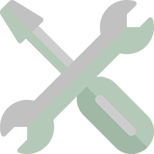 Icon of a wrench and screwdriver, representing the no-repairs-needed policy when selling a house to Best Texas House Buyers in Dallas, Texas