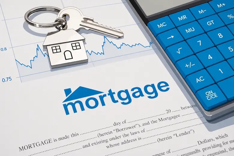 House on a mortgage application representing homeowners evaluating whether refinancing or selling their house is the best financial decision in Dallas Texas